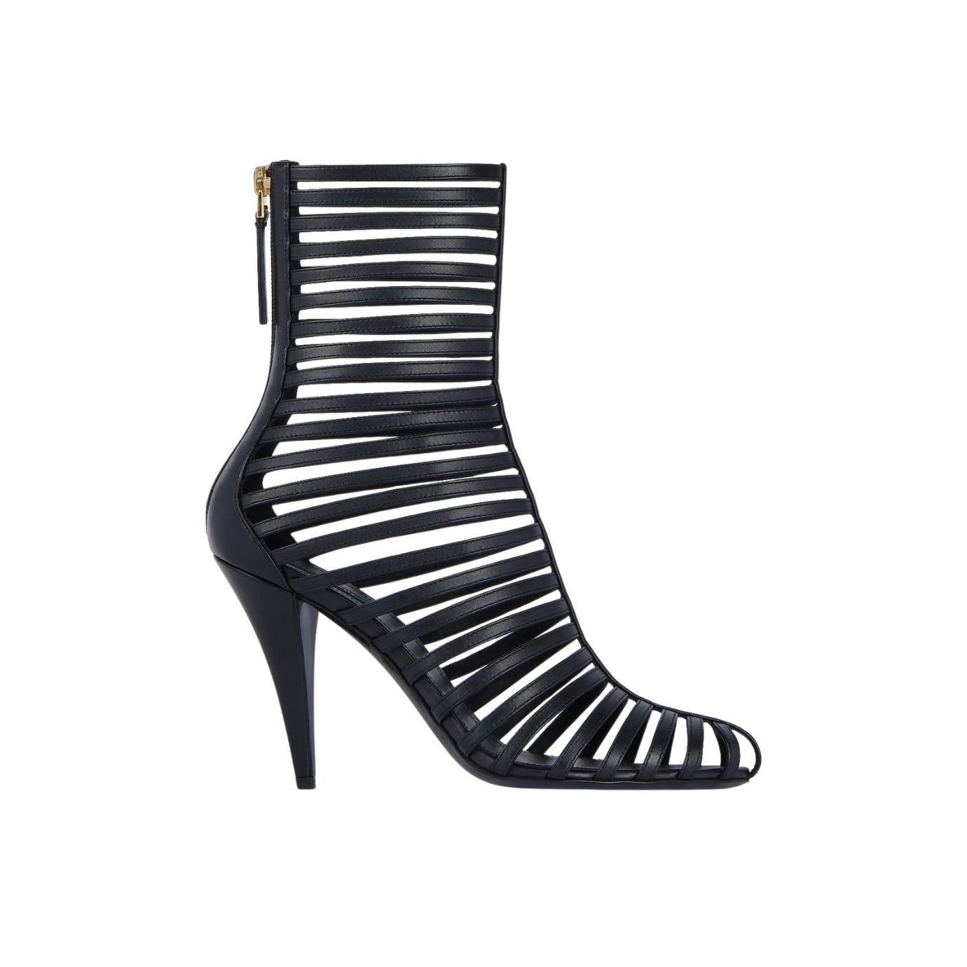 Visuel 2 : Collection Givenchy Bordeaux | Bottines cage en cuir| Boutique Parenthese