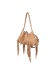 Visuel 2 : Jimmy Choo | Sac Cinch Medium en daim toffee| Boutique Parenthese