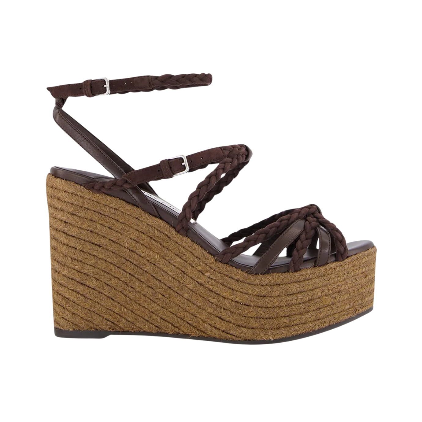 Visuel 1 : Jimmy Choo | Sandale Nyra 100 en cuir marron| Boutique Parenthese