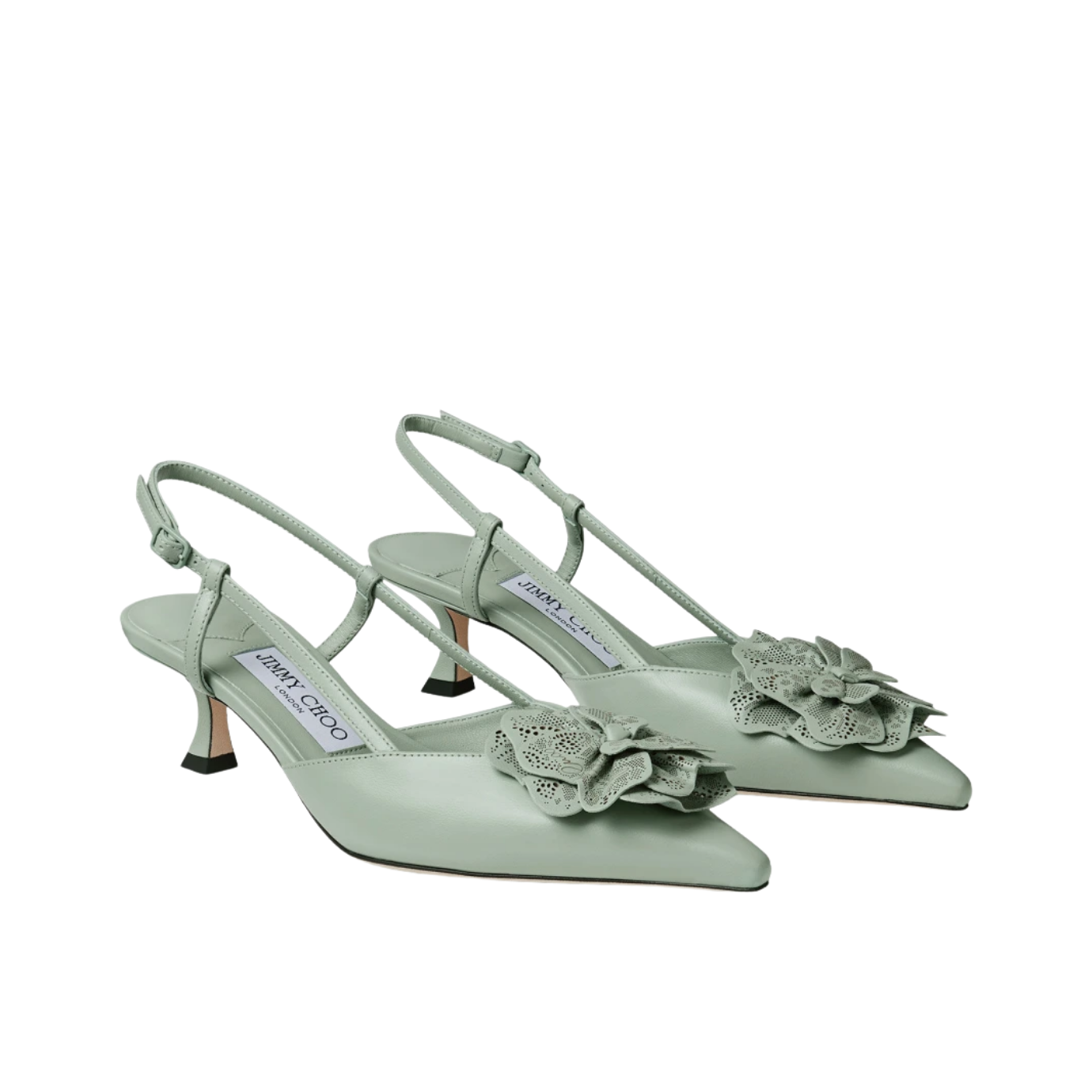 Visuel 2 : Jimmy Choo | Escarpin Mimmi Slingback vert| Boutique Parenthese Bordeaux