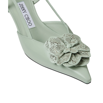 Visuel 3 : Jimmy Choo | Escarpin Mimmi Slingback vert| Boutique Parenthese Bordeaux