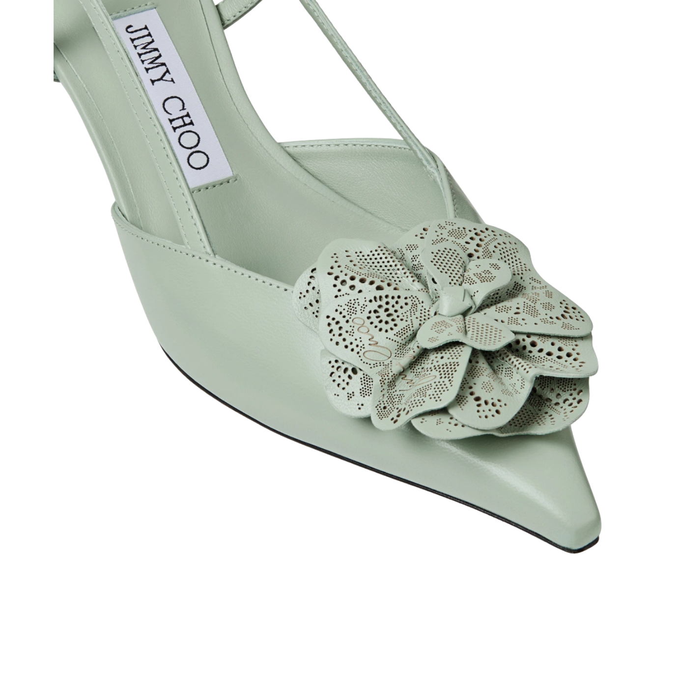 Visuel 3 : Jimmy Choo | Escarpin Mimmi Slingback vert| Boutique Parenthese Bordeaux