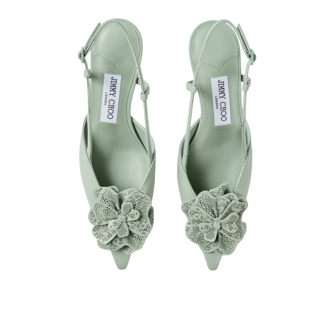 Visuel 4 : Jimmy Choo | Escarpin Mimmi Slingback vert| Boutique Parenthese Bordeaux