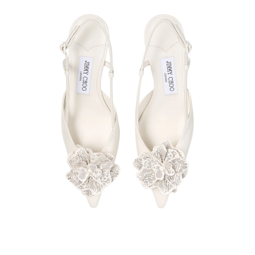 Visuel 4 : Jimmy Choo | Escarpin Mimmi Slingback latte| Boutique Parenthese Bordeaux