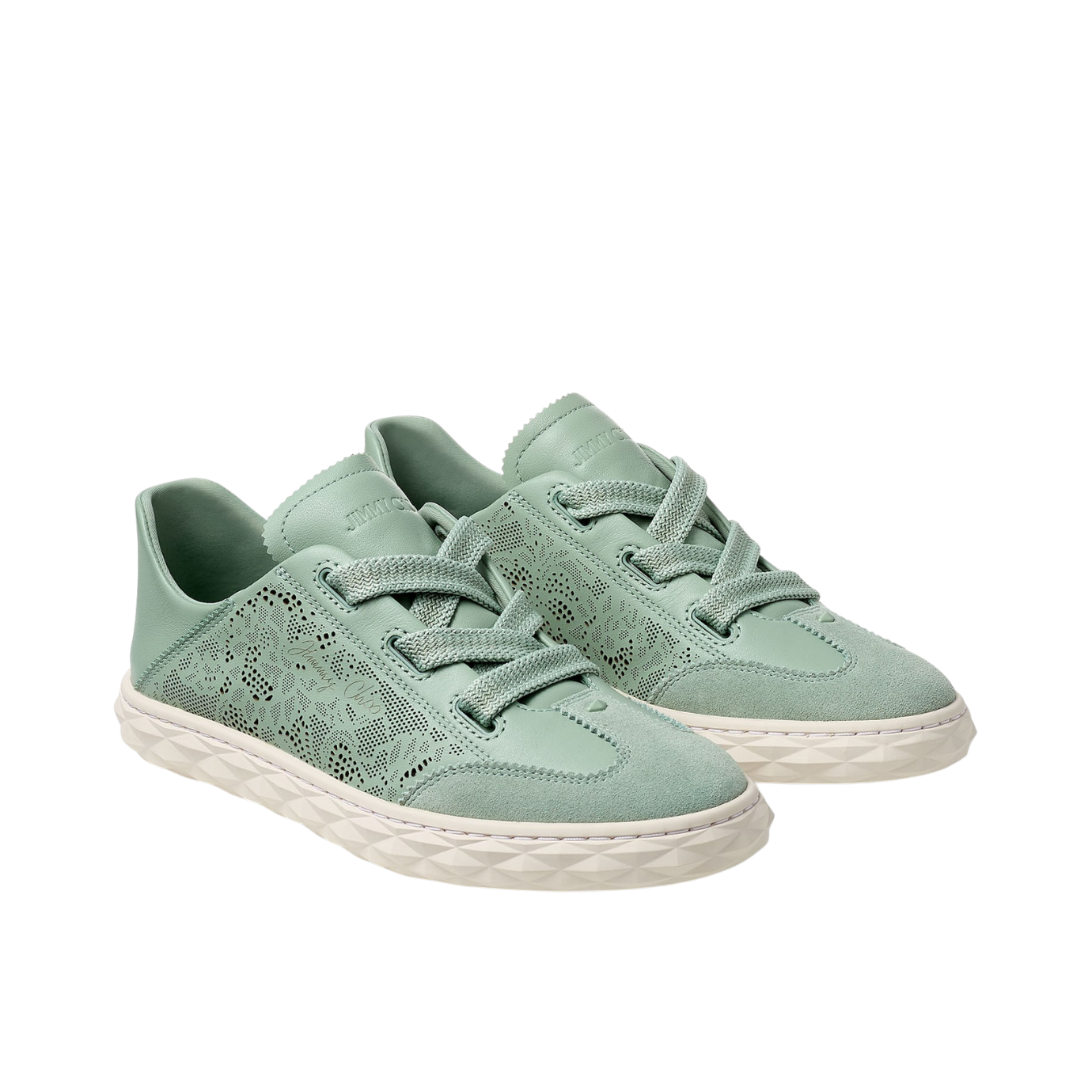 Visuel 2 : Jimmy Choo | Sneaker Diamond Light Flex vert | Boutique Parenthese Bordeaux