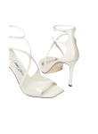 Visuel 3 : Jimmy Choo | Sandale Azia cuir verni latte | Boutique Parenthese Bordeaux