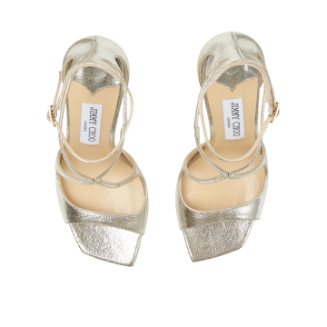 Visuel 4 : Jimmy Choo | Sandale Azia champagne | Boutique Parenthese Bordeaux