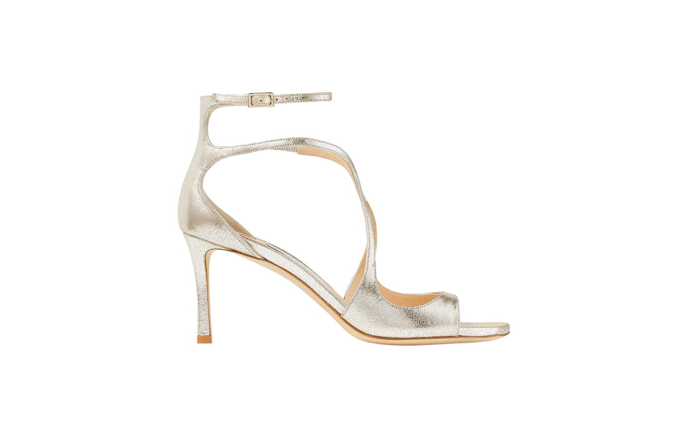 Visuel 1 : Jimmy Choo | Sandale Azia champagne | Boutique Parenthese Bordeaux