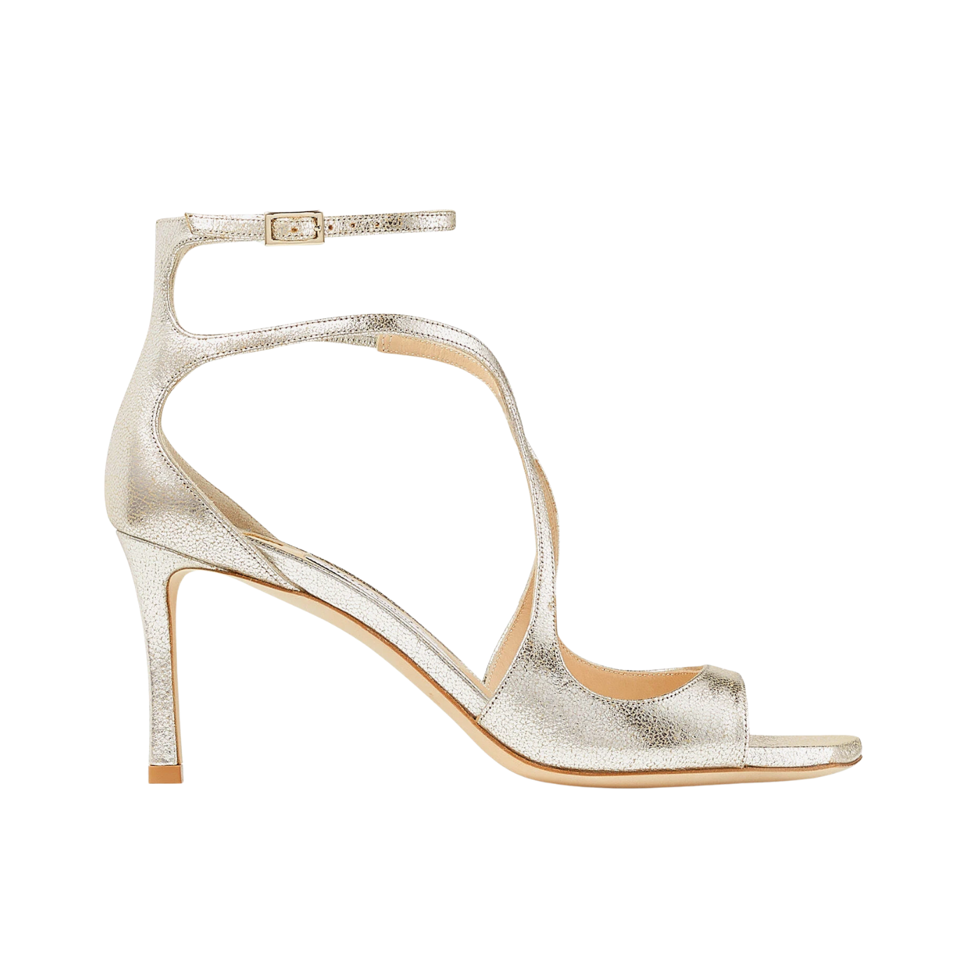 Visuel 1 : Jimmy Choo | Sandale Azia champagne | Boutique Parenthese Bordeaux