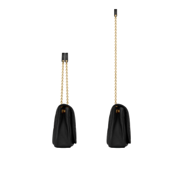Visuel 4 : Saint Laurent | Maxi Sac Jamie 4.3 noir vernis| Boutique Parenthese