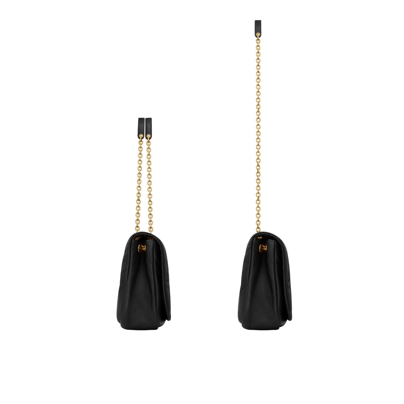 Visuel 4 : Saint Laurent | Maxi Sac Jamie 4.3 noir vernis| Boutique Parenthese
