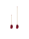Visuel 6 : Saint Laurent Sac | Loulou mini en cuir rouge et or | Boutique Parenthese Bordeaux