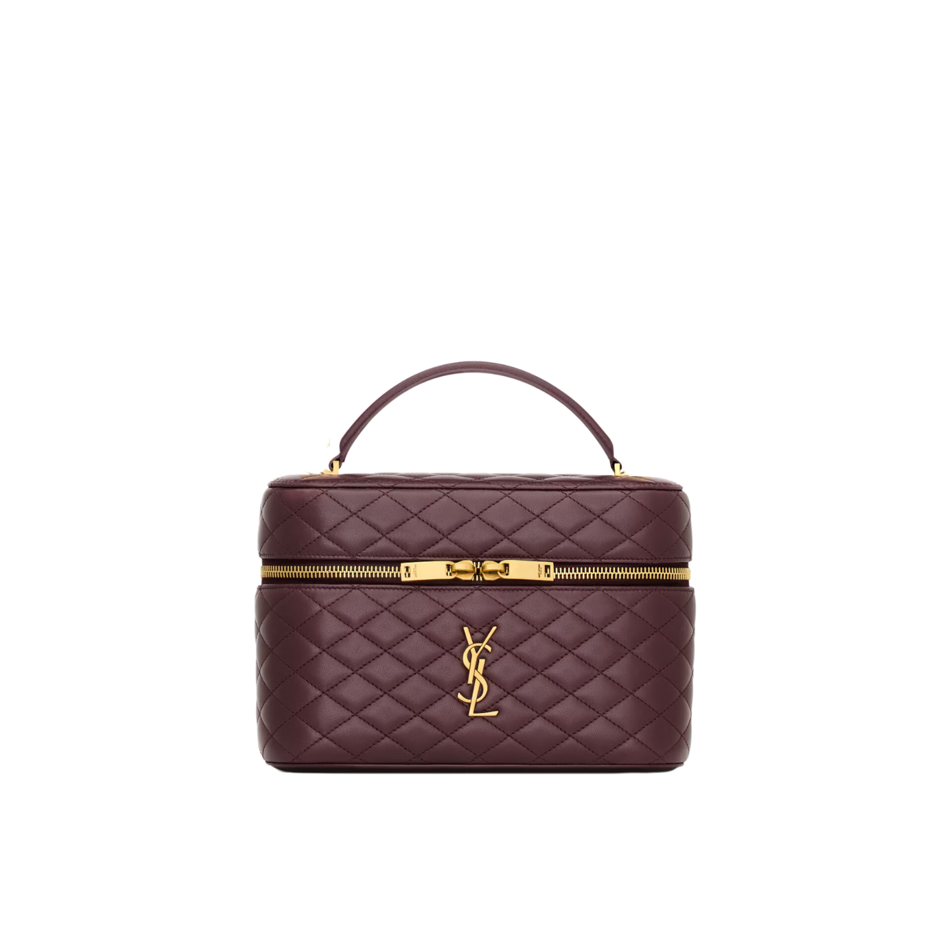 Visuel 1 : Collection Saint Laurent Bordeaux | Sac gaby vanity large hot wine| Boutique Parenthese Bordeaux
