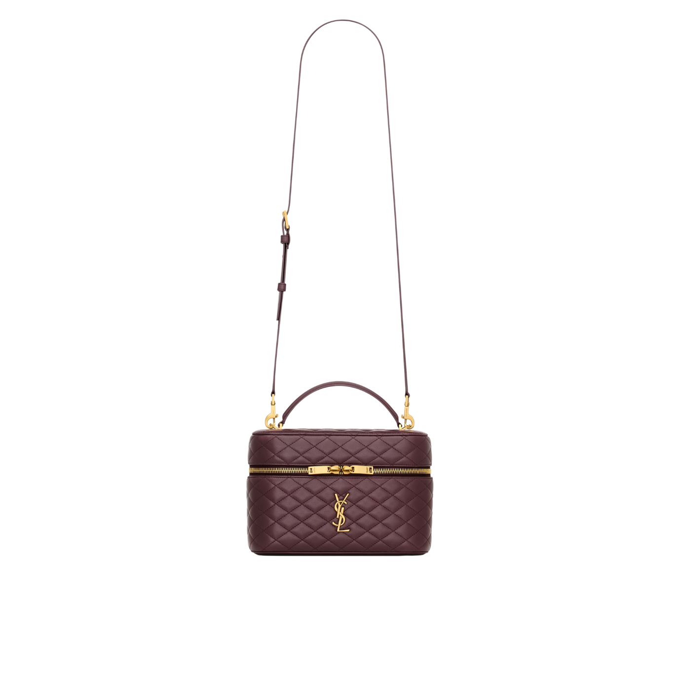 Visuel 2 : Collection Saint Laurent Bordeaux | Sac gaby vanity large hot wine| Boutique Parenthese Bordeaux