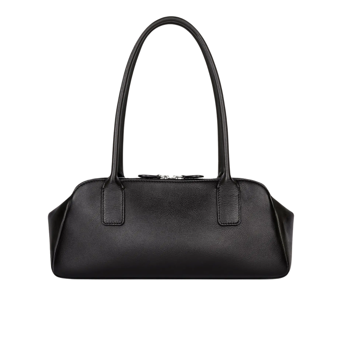 Visuel 2 : Courrèges | Sac strip en cuir noir| Boutique Parenthese Bordeaux