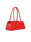 Visuel 3 : Courrèges | Sac strip en cuir rouge| Boutique Parenthese Bordeaux