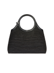 Visuel 1 : Courrèges | Sac Holy Day Large en raphia noir| Boutique Parenthese Bordeaux