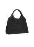 Visuel 2 : Courrèges | Sac Holy Day Large en raphia noir| Boutique Parenthese Bordeaux