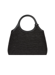 Visuel 3 : Courrèges | Sac Holy Day Large en raphia noir| Boutique Parenthese Bordeaux