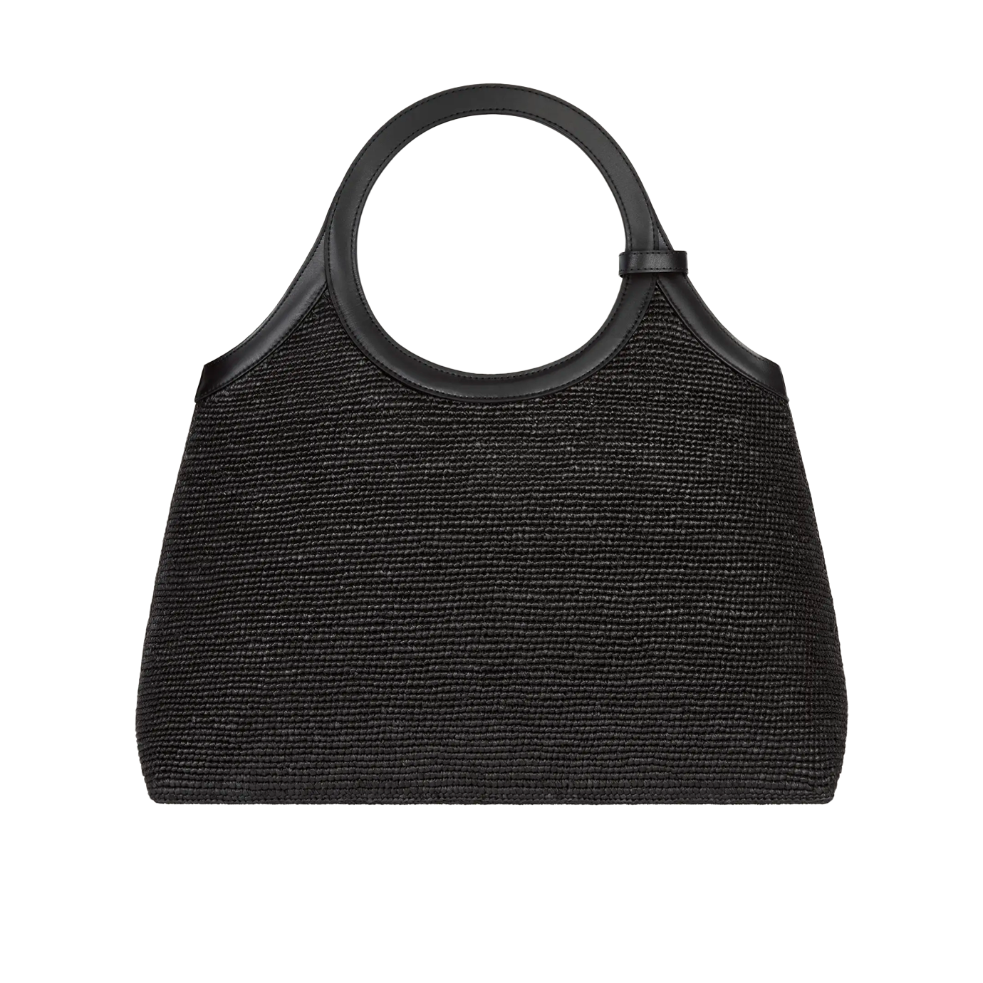 Visuel 3 : Courrèges | Sac Holy Day Large en raphia noir| Boutique Parenthese Bordeaux