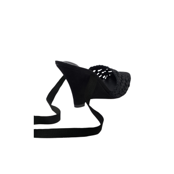 Visuel 3 : Collection Jacquemus Bordeaux | Espadrilles hautes noires| Parenthese Bordeaux