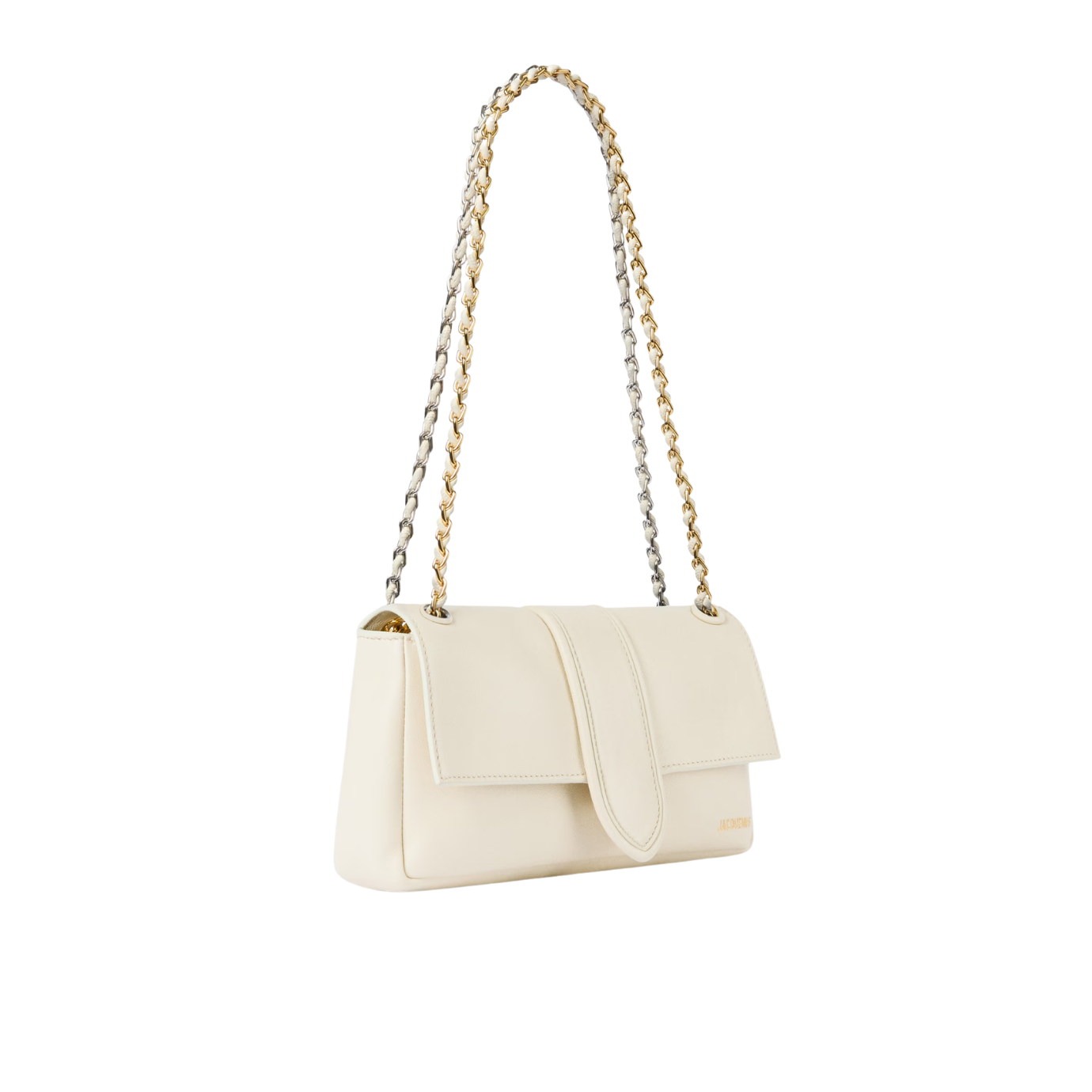 Visuel 2 : Jacquemus | Sac Le Bambino Chaîne Light Ivory| Boutique Parenthese Bordeaux