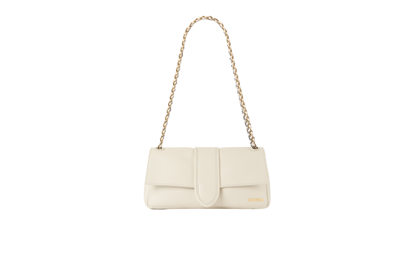 Visuel 1 : Jacquemus | Sac Le Bambino Chaîne Light Ivory| Boutique Parenthese Bordeaux