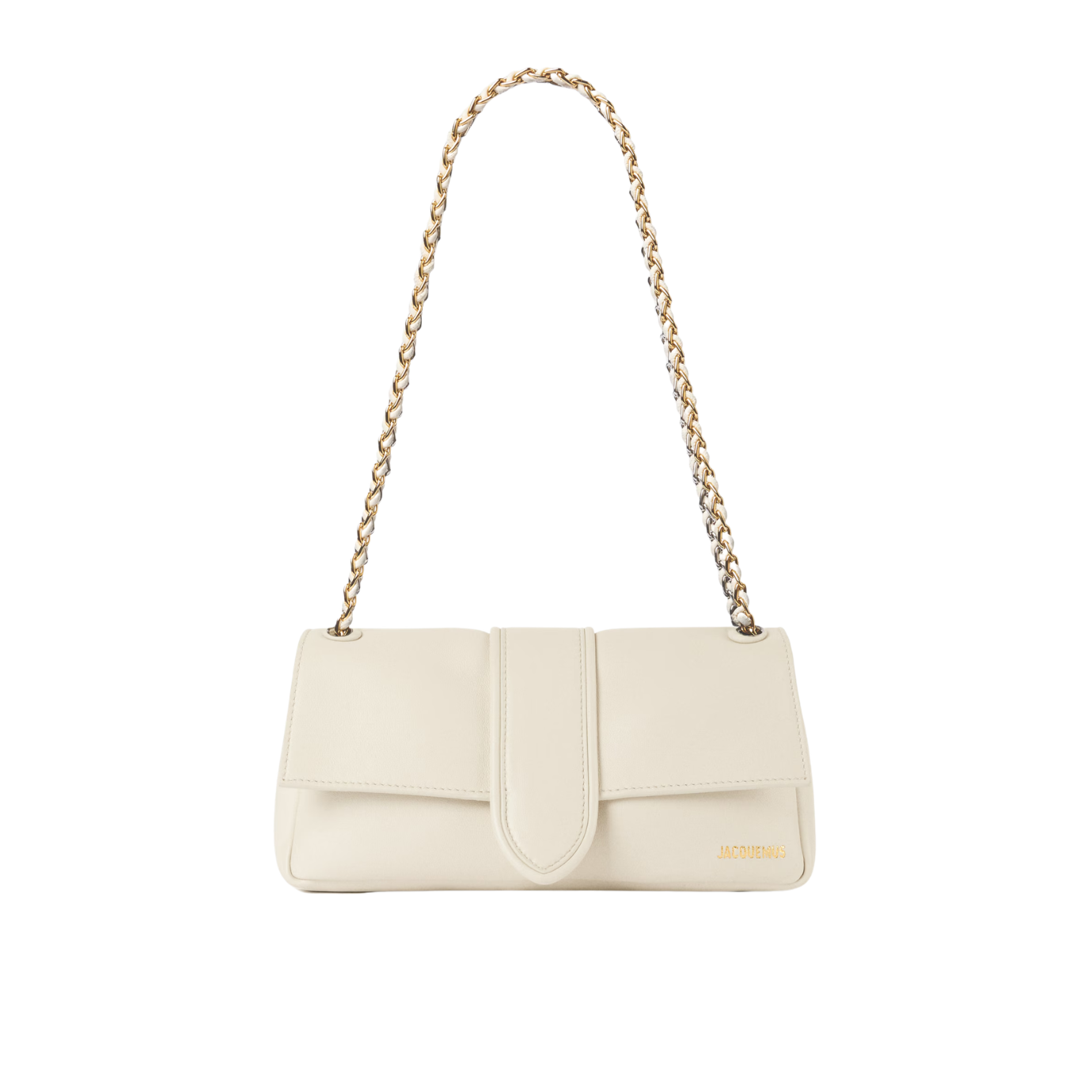 Visuel 1 : Jacquemus | Sac Le Bambino Chaîne Light Ivory| Boutique Parenthese Bordeaux