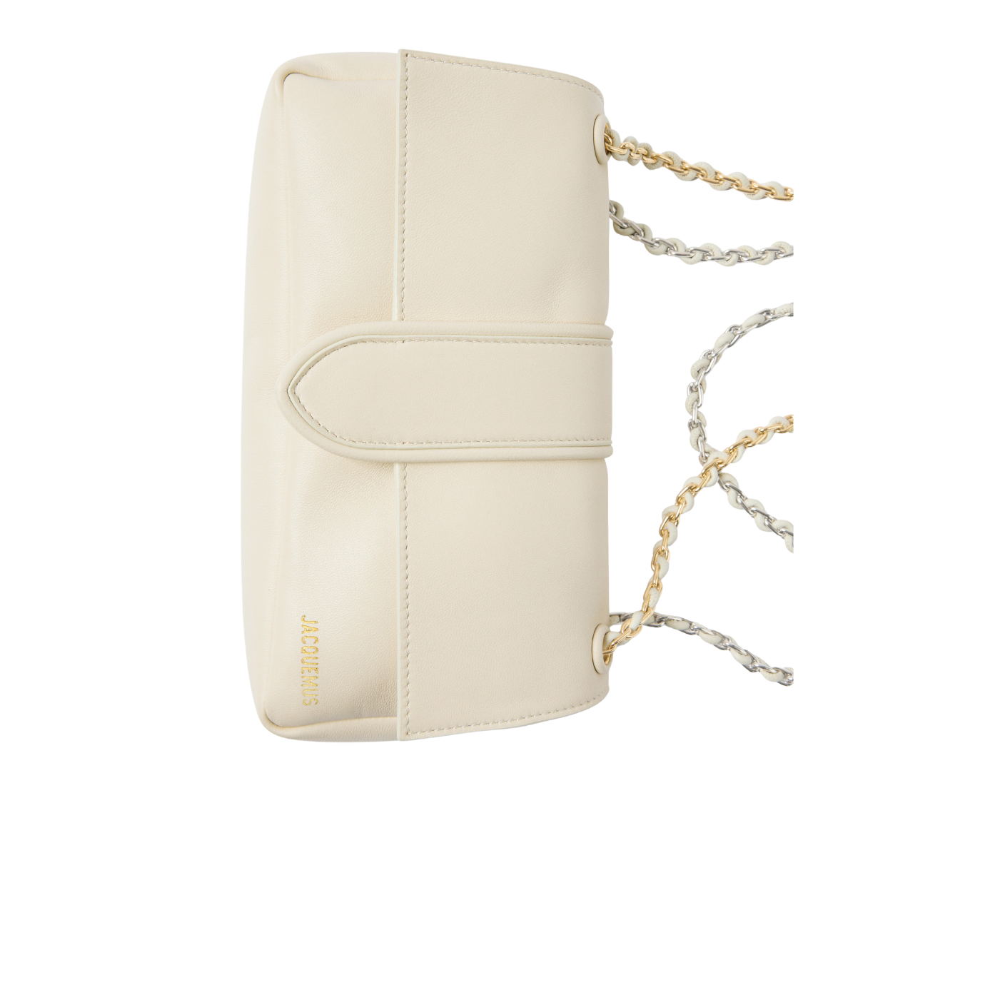 Visuel 4 : Jacquemus | Sac Le Bambino Chaîne Light Ivory| Boutique Parenthese Bordeaux