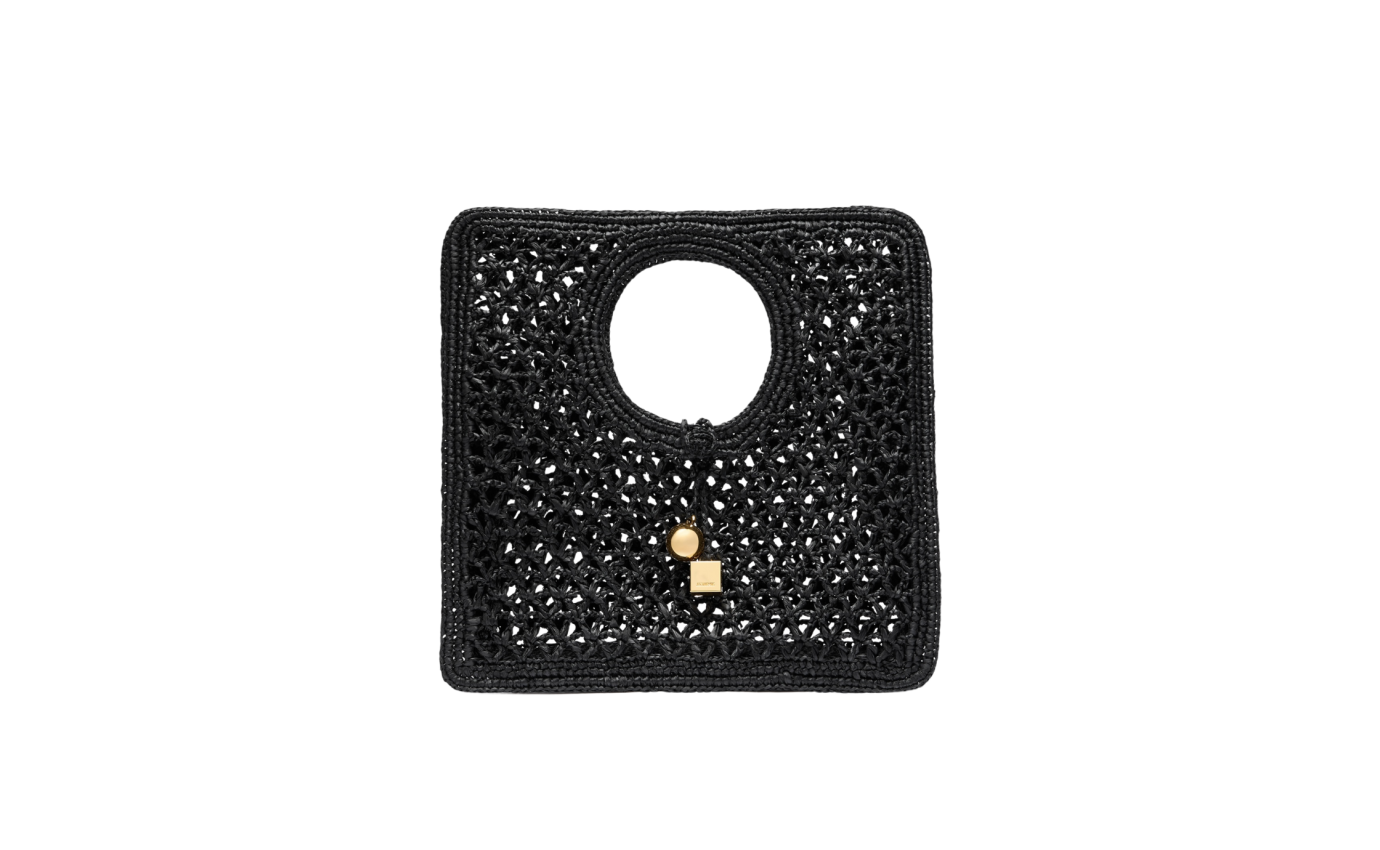 Visuel 1 : Jacquemus | Sac Le petit Carré Spiaggia Noir| Boutique Parenthese Bordeaux