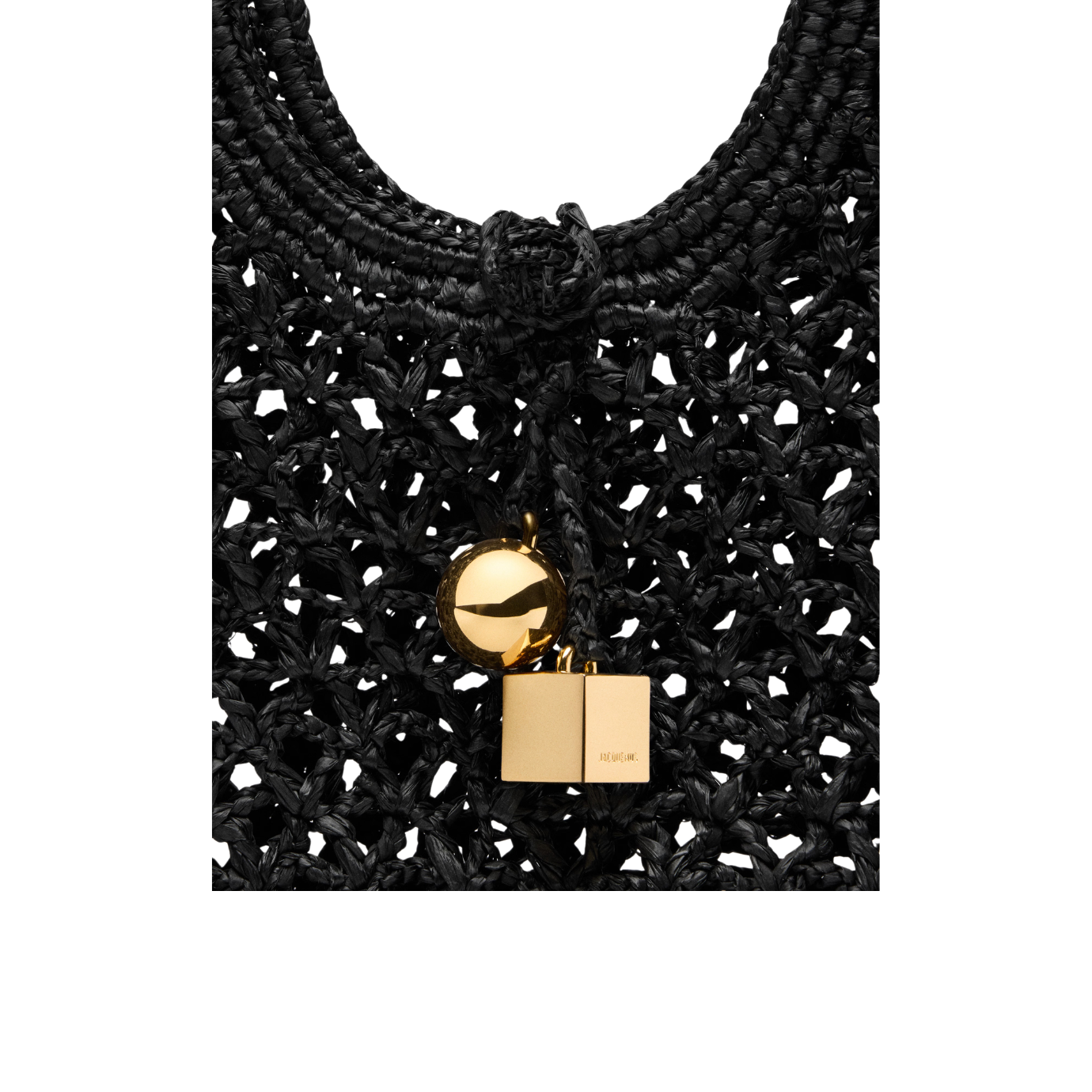 Visuel 4 : Jacquemus | Sac Le petit Carré Spiaggia Noir| Boutique Parenthese Bordeaux