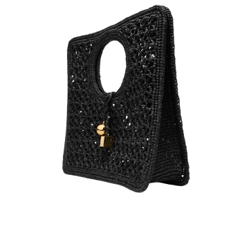 Visuel 5 : Jacquemus | Sac Le petit Carré Spiaggia Noir| Boutique Parenthese Bordeaux