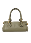 Visuel 2 : Chloé Sac Paddington en cuir vert grainé | Boutique de sacs de Luxe Parenthese