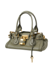 Visuel 3 : Chloé Sac Paddington en cuir vert grainé | Boutique de sacs de Luxe Parenthese