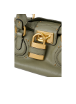Visuel 5 : Chloé Sac Paddington en cuir vert grainé | Boutique de sacs de Luxe Parenthese
