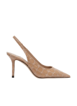 Visuel 1 : Jimmy Choo | Escarpin Love Slingback vernis croco beige| Boutique Parenthese Bordeaux