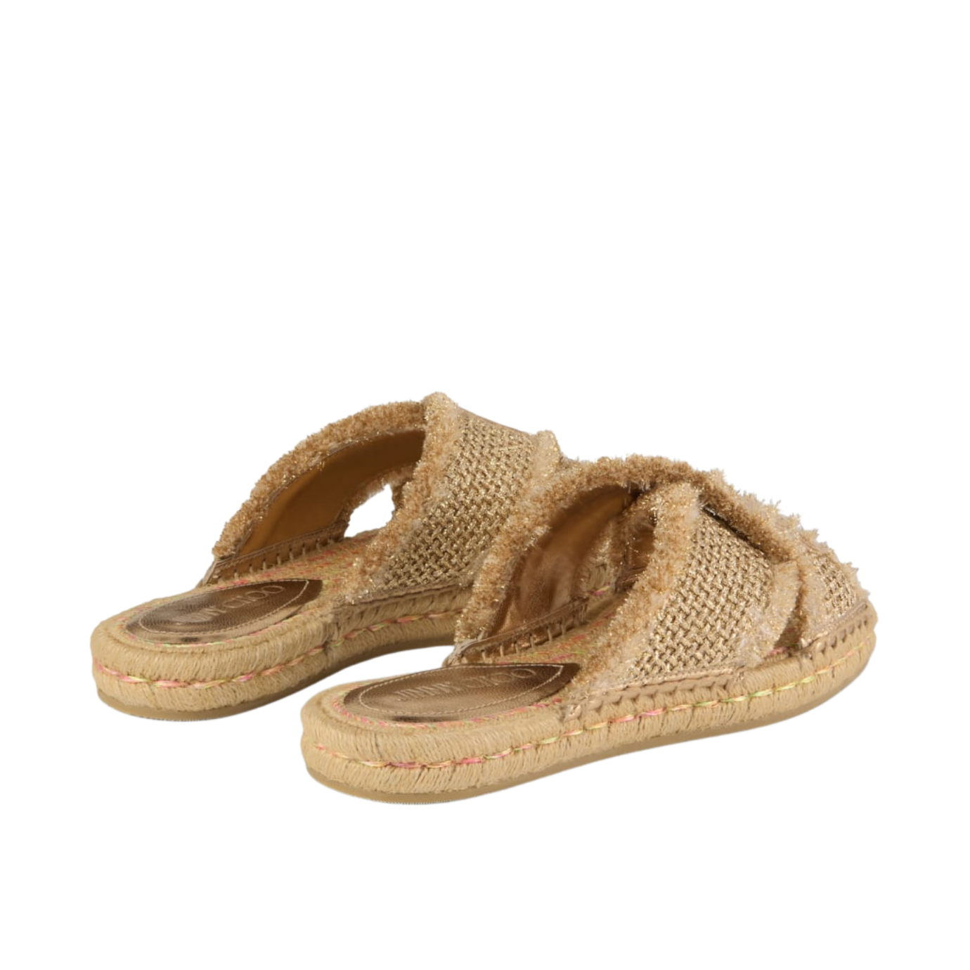 Visuel 4 : Jimmy Choo | Sandale plate Aciel Gold| Boutique Parenthese Bordeaux