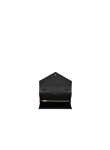 Visuel 5 : Saint Laurent | Pochette Chain Wallet Cassandre en cuir grainé noir et or | Boutique Parenthese