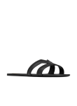 Visuel 2 : Collection Saint Laurent Bordeaux | Mule mabrouka en cuir noir| Boutique Parenthese