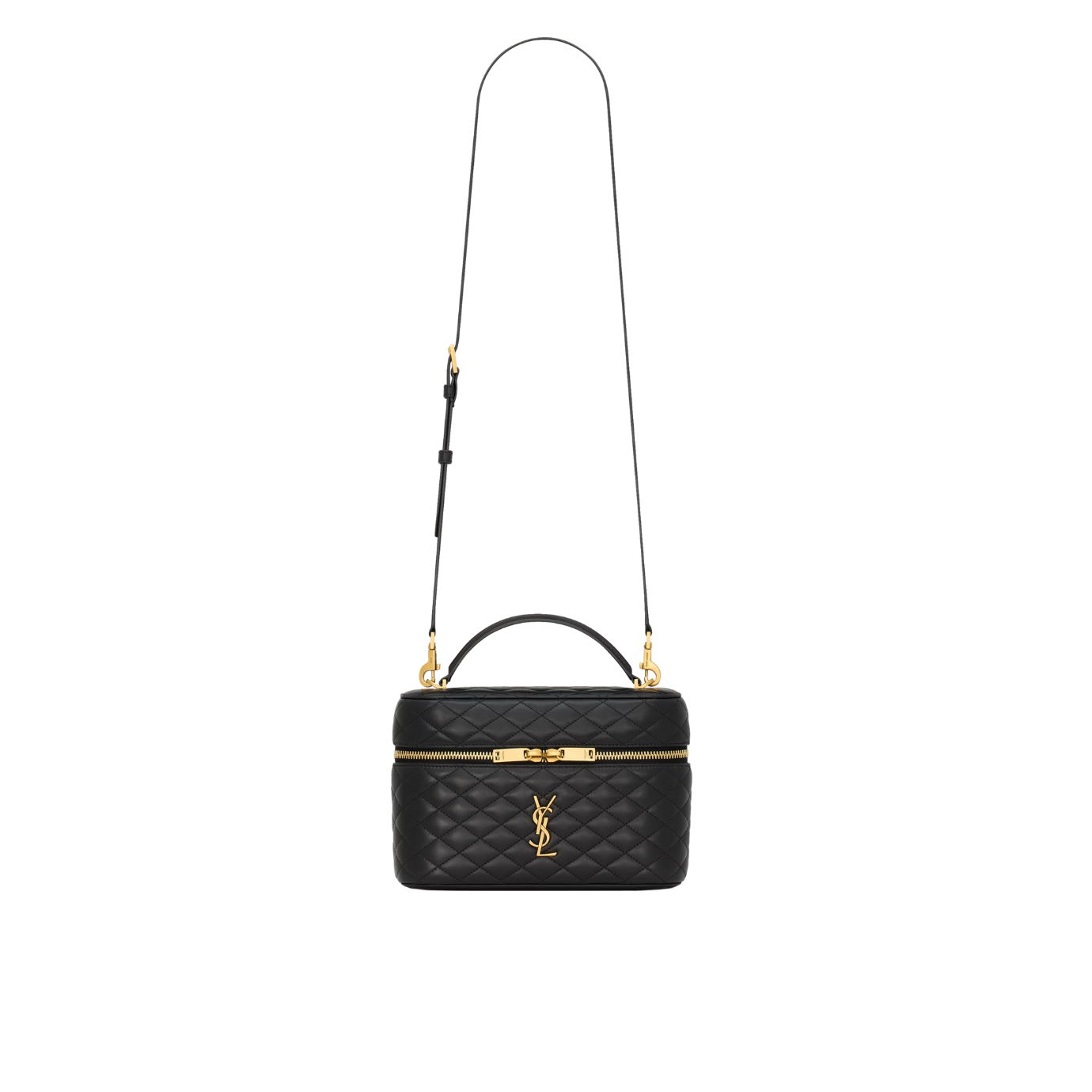 Visuel 2 : Collection Saint Laurent Bordeaux | Sac gaby vanity large noir| Boutique Parenthese Bordeaux
