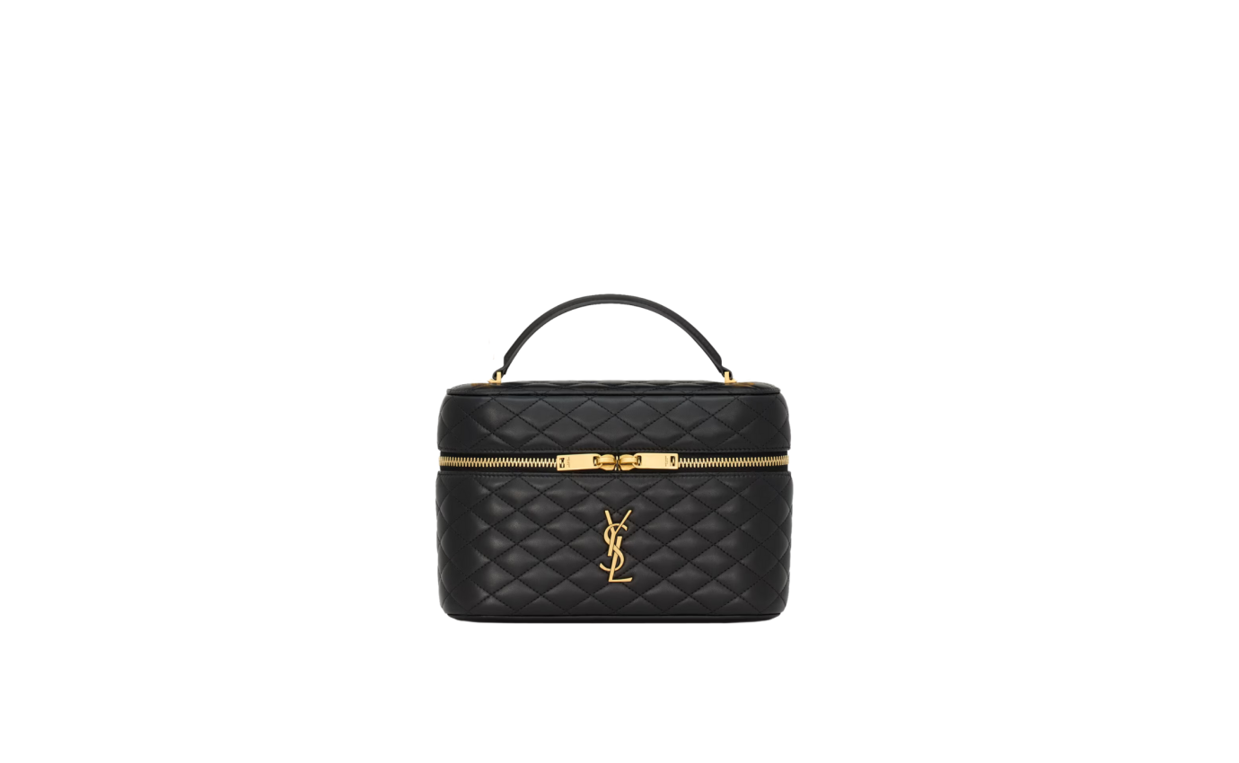 Visuel 1 : Collection Saint Laurent Bordeaux | Sac gaby vanity large noir| Boutique Parenthese Bordeaux