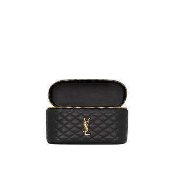 Visuel 3 : Collection Saint Laurent Bordeaux | Sac gaby vanity large noir| Boutique Parenthese Bordeaux