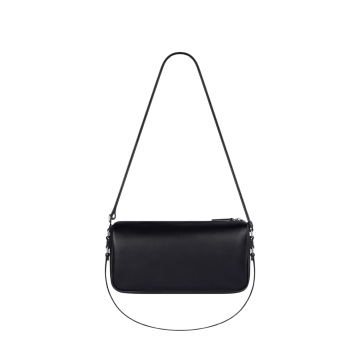 Visuel 3 : Courrèges | Petit sac Three Sixty en cuir noir | Boutique Parenthese Bordeaux