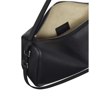 Visuel 4 : Courrèges | Petit sac Three Sixty en cuir noir | Boutique Parenthese Bordeaux