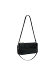Visuel 2 : Courrèges | Petit sac Three Sixty en cuir noir vinyle | Boutique Parenthese Bordeaux