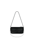 Visuel 3 : Courrèges | Petit sac Three Sixty en cuir noir vinyle | Boutique Parenthese Bordeaux
