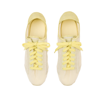 Visuel 3 : Collection Jacquemus Bordeaux | Sneakers les Tennis dusty yellow| Parenthese Bordeaux
