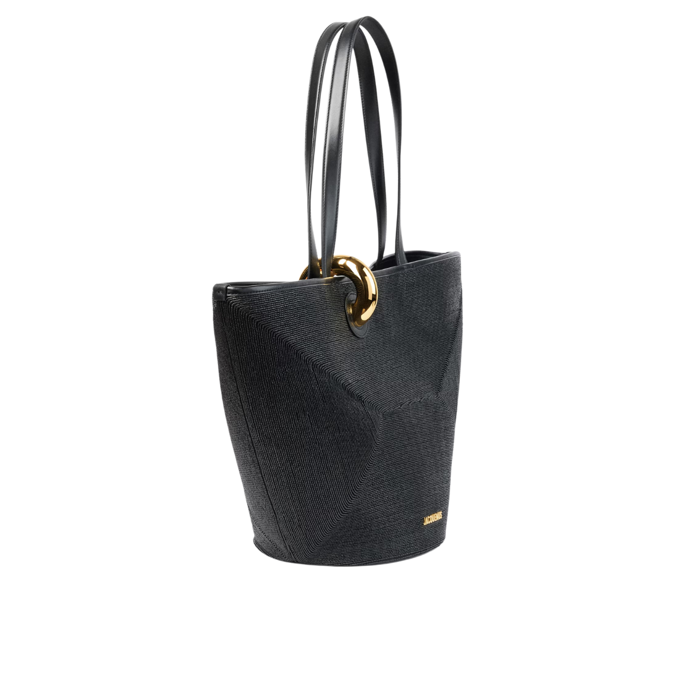 Visuel 2 : Collection Jacquemus| Sac Le Bambola raphia noir | Boutique de sacs de Luxe Parenthese Bordeaux