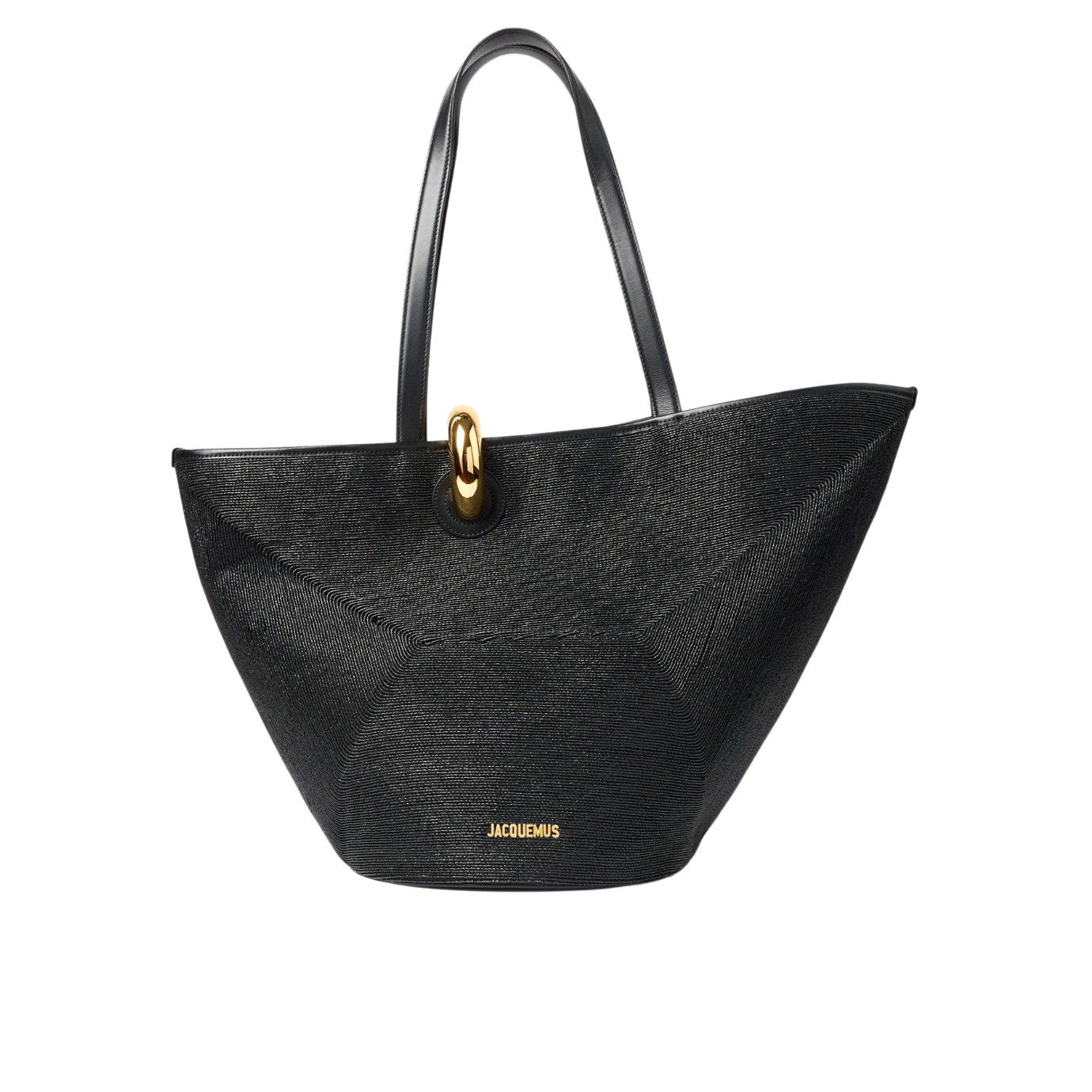 Visuel 1 : Collection Jacquemus| Sac Le Bambola raphia noir | Boutique de sacs de Luxe Parenthese Bordeaux