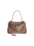 Visuel 1 : Collection Balenciaga Bordeaux | Sac Rodeo small en suède sésame|  Sac de Luxe Parenthese Bordeaux